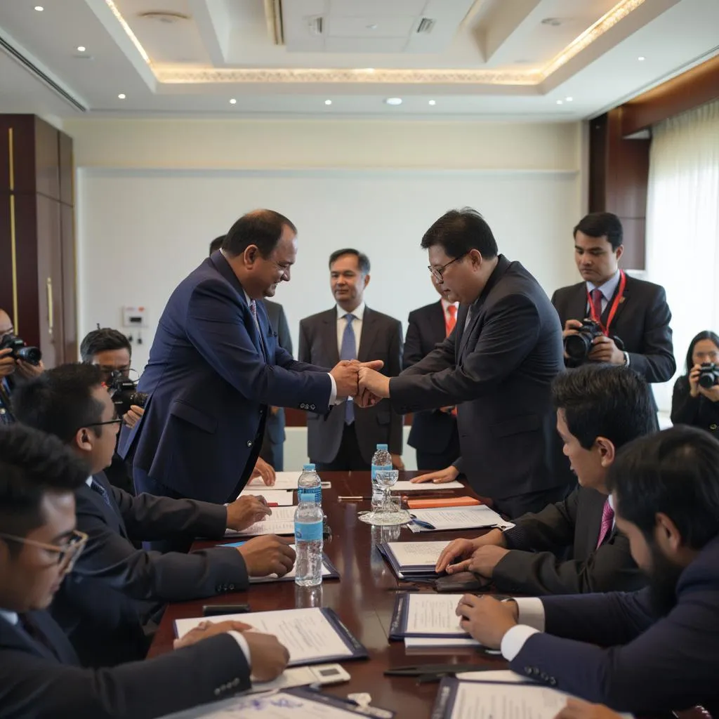 Firma de memorando de entendimiento con BRICS