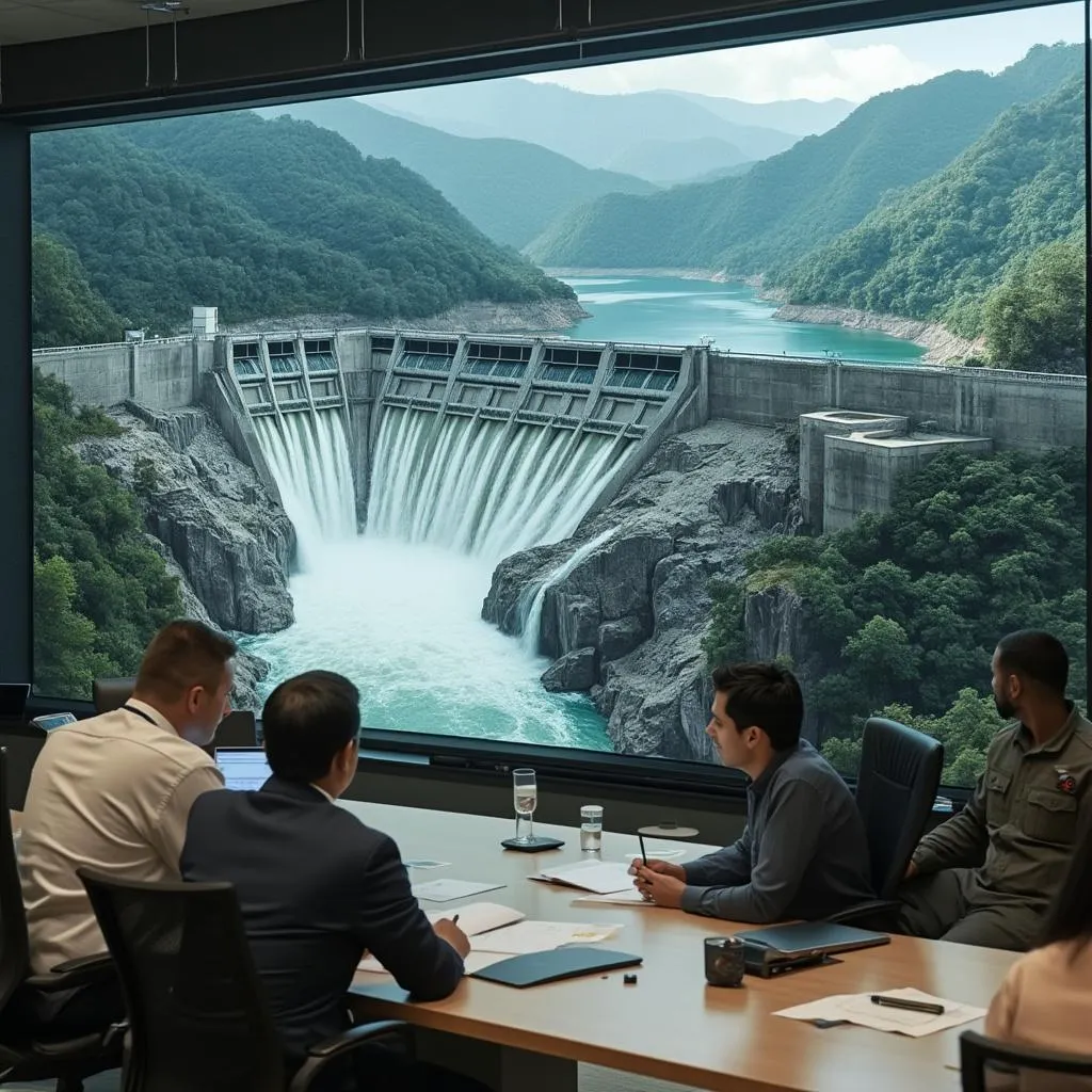 Presentación de proyecto hidroeléctrico a financiar